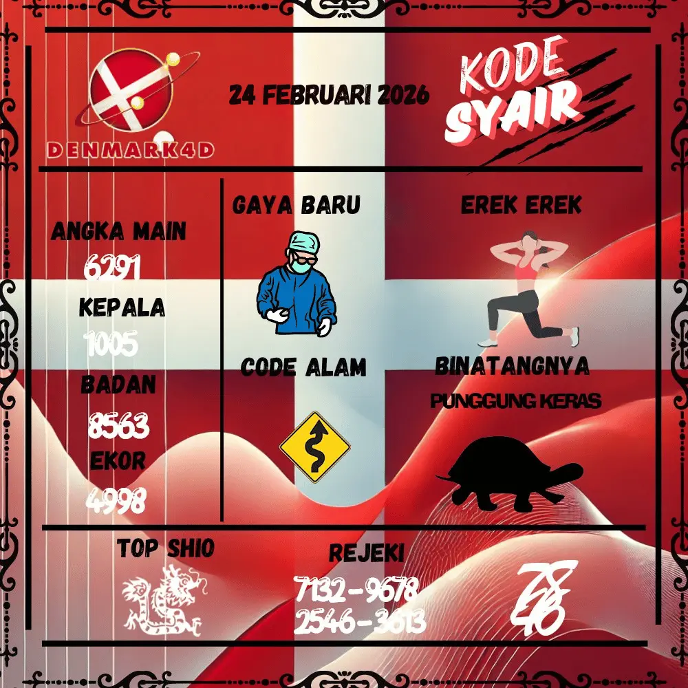 Kode Syair Denmark4D Pools - Februari 2026
