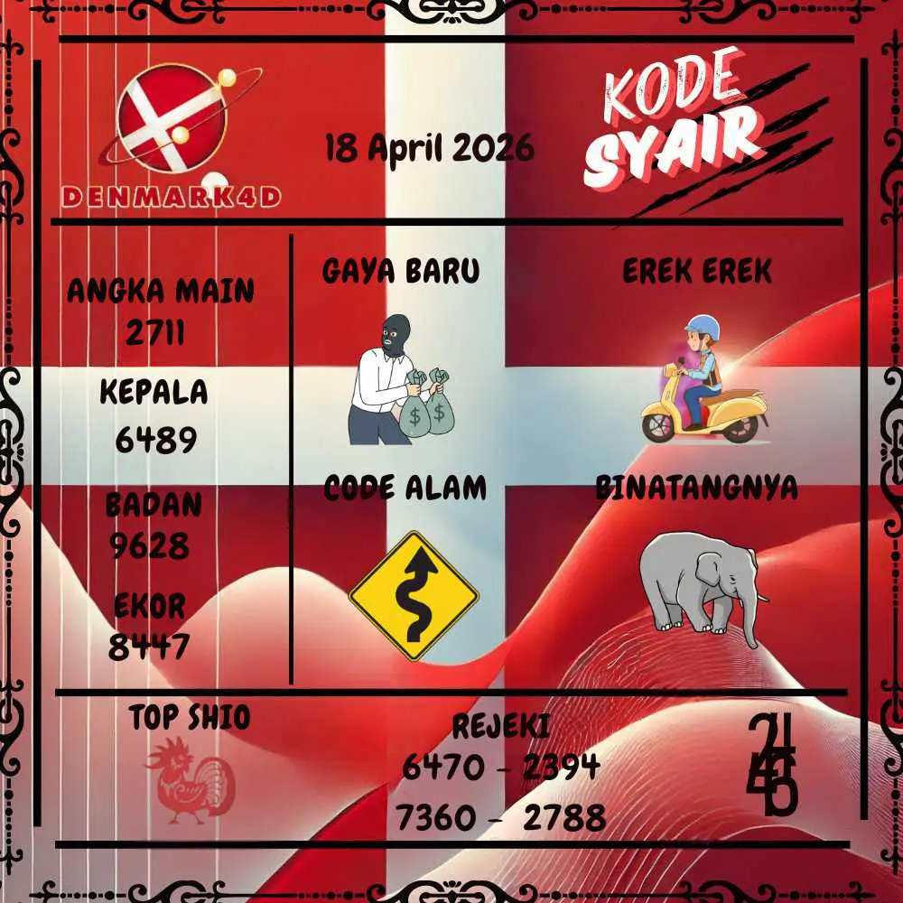 Kode Syair Denmark4D Pools April 2026