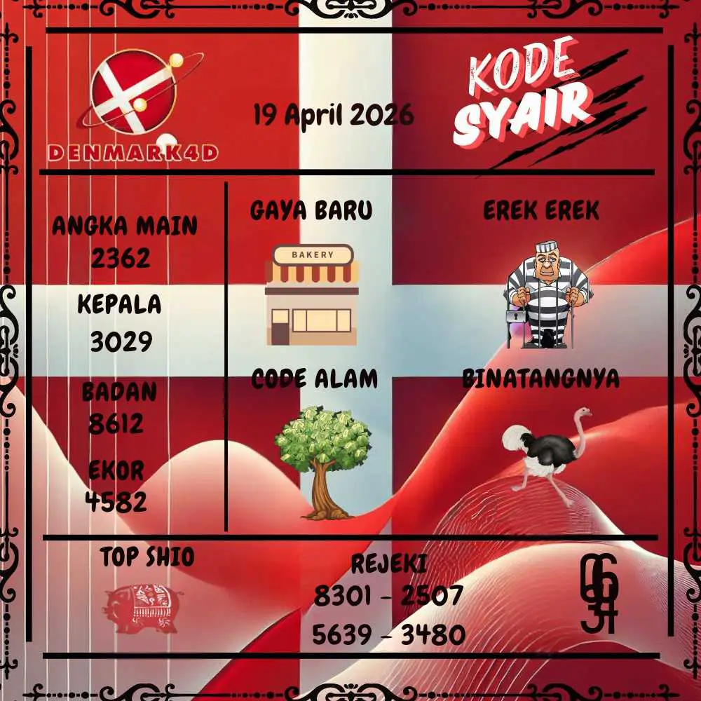 Kode Syair Denmark4D Pools April 2026