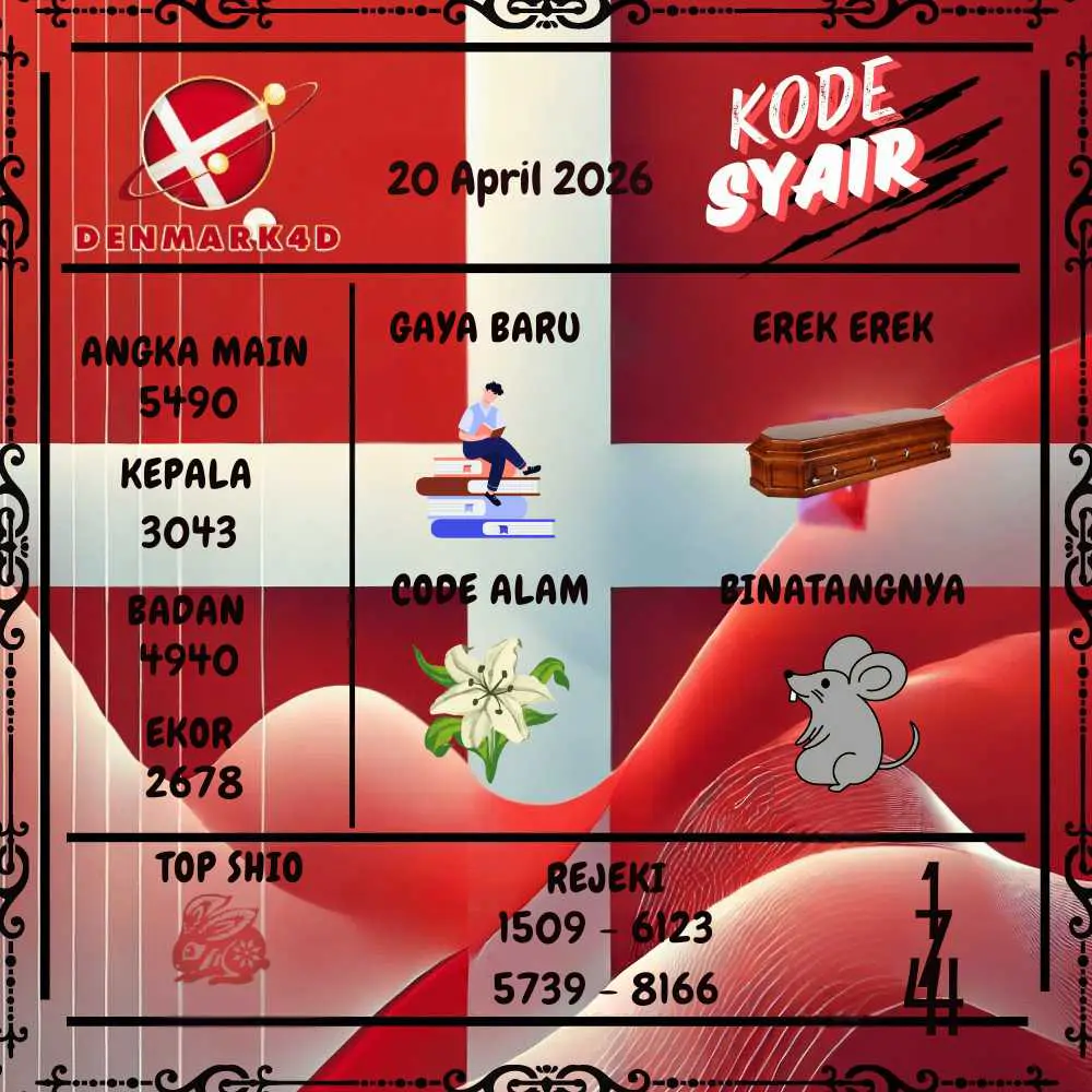 Kode Syair Denmark4D Pools April 2026
