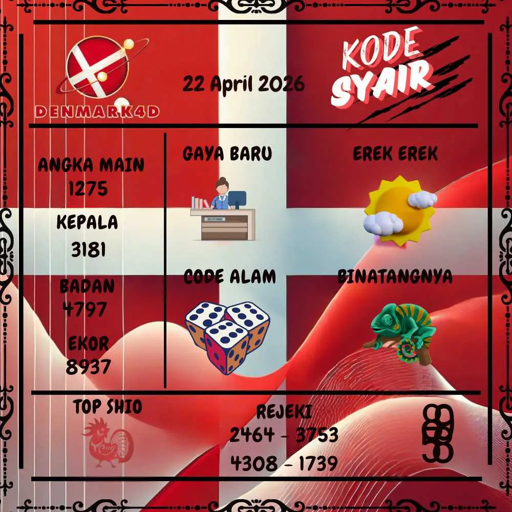 Kode Syair Denmark4D Pools April 2026
