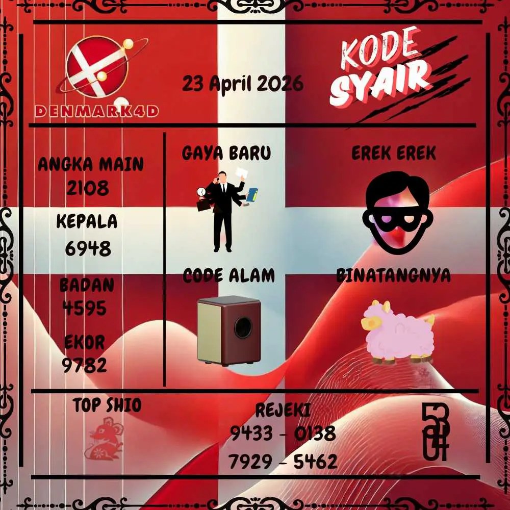 Kode Syair Denmark4D Pools April 2026