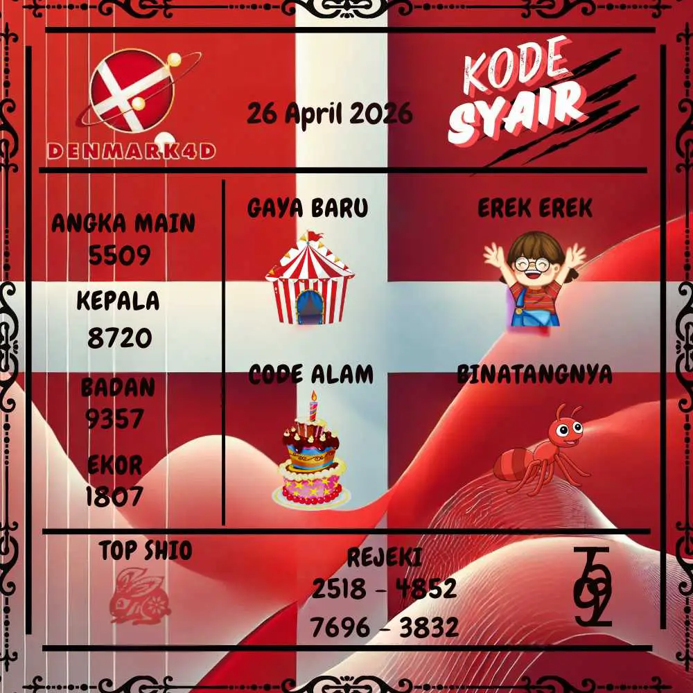 Kode Syair Denmark4D Pools April 2026