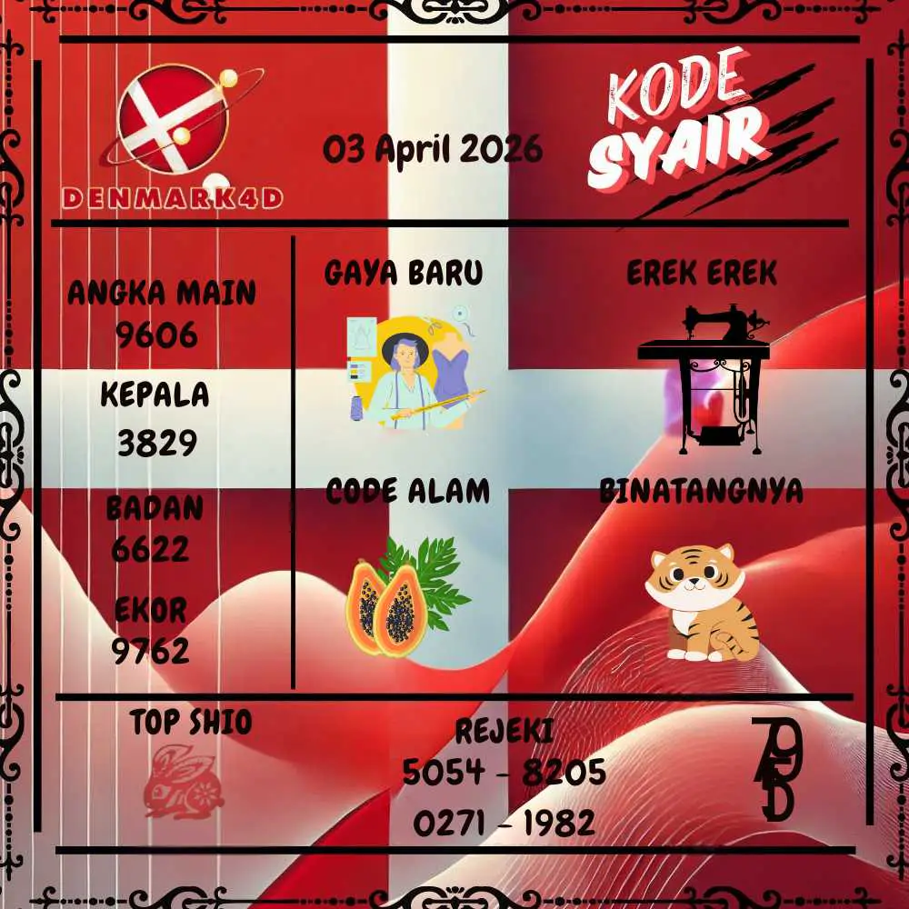 Kode Syair Denmark4D Pools April 2026
