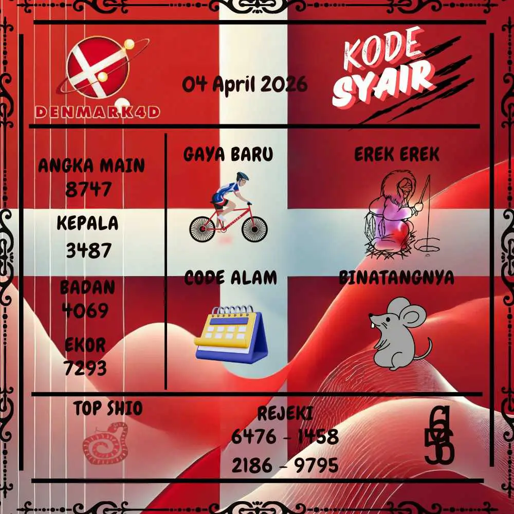 Kode Syair Denmark4D Pools April 2026