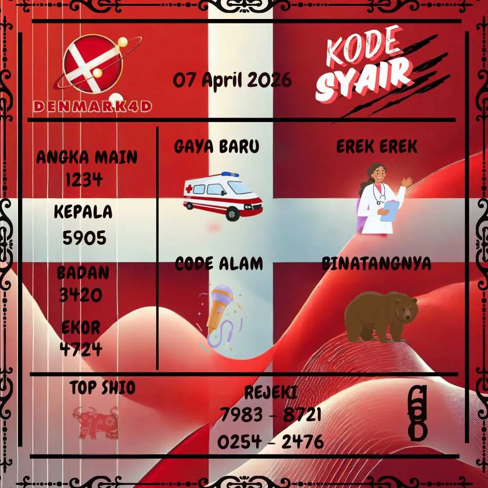 Kode Syair Denmark4D Pools April 2026