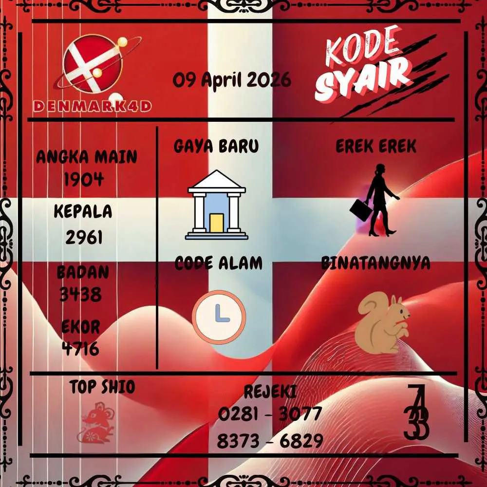 Kode Syair Denmark4D Pools April 2026